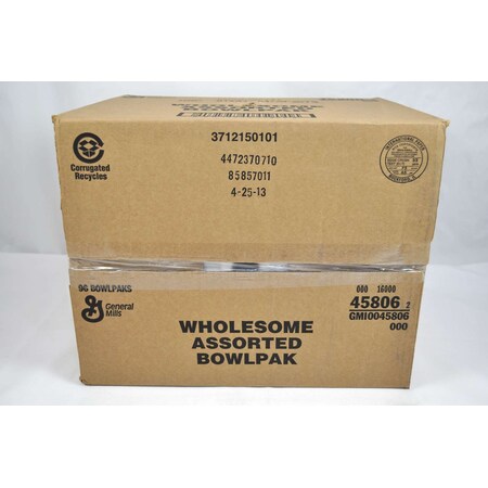 General Mills Cereal Wholesome Variety Pack Single Serve Bowlpak .95 oz., PK96 16000-45806
